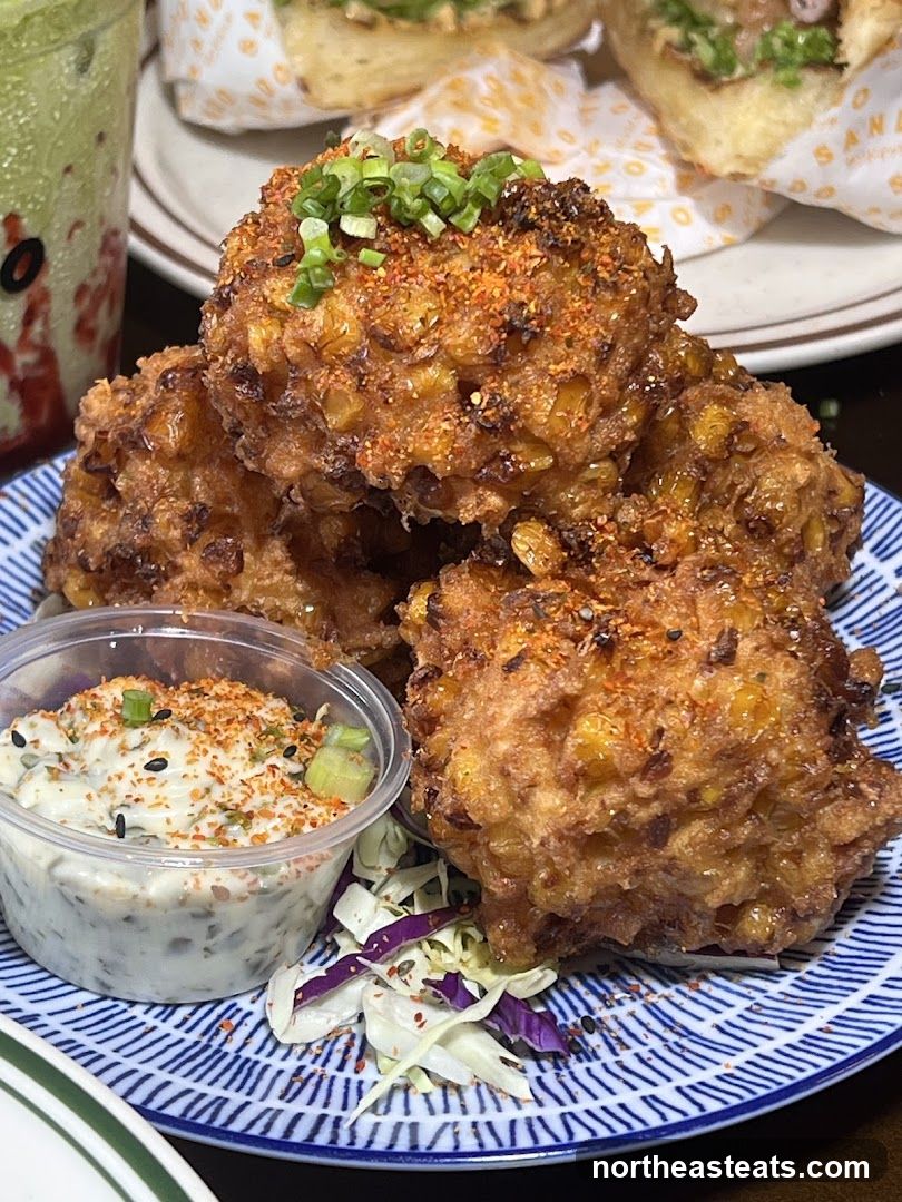 Corn Fritters with Dip