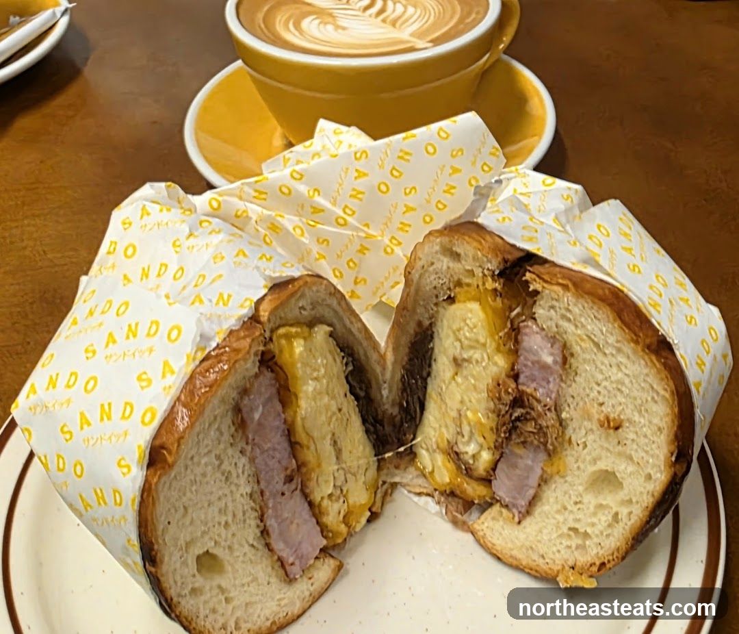 Sandwich and Coffee