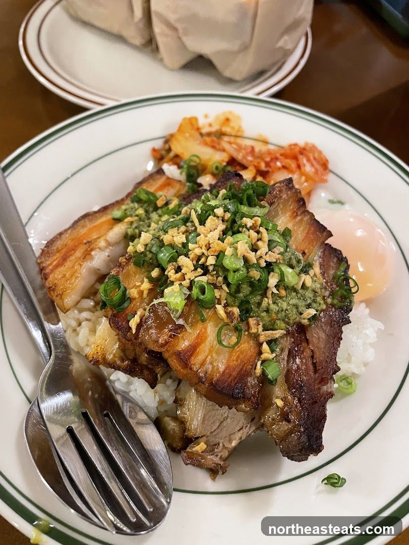 Pork Belly Rice Bowl