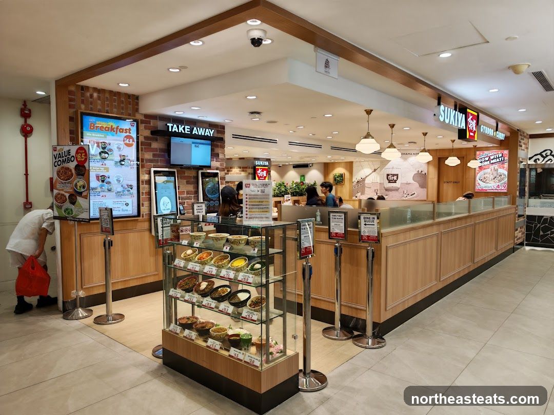 Restaurant Counter with Food Display