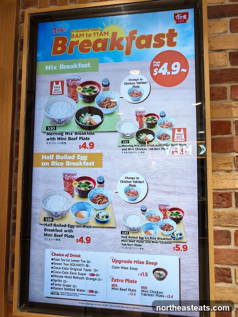 Breakfast Menu