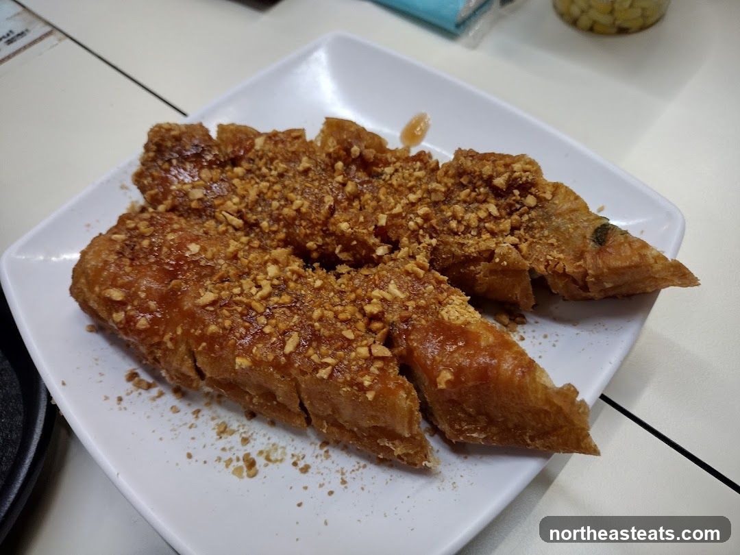 Fried Spring Rolls with Peanuts