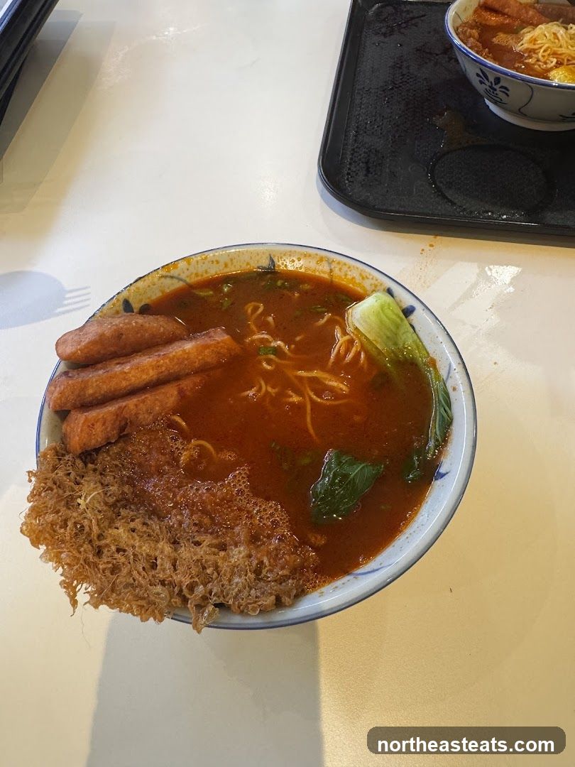 Noodle Soup with Spam and Fried Egg