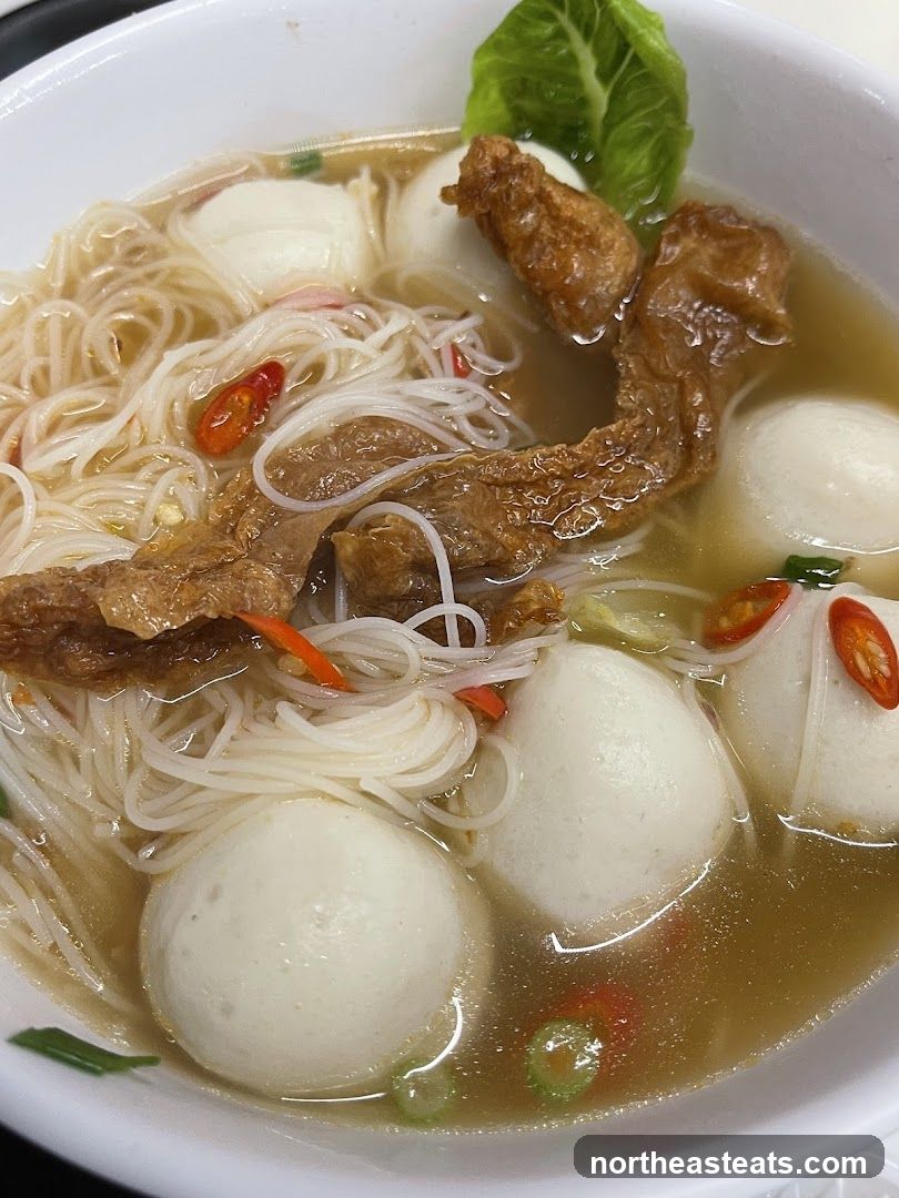 Fish Ball Noodle Soup