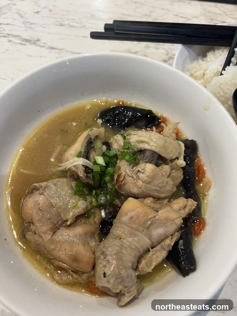 Chicken Soup with Mushrooms and Rice