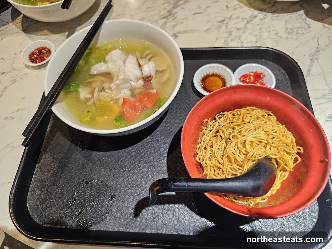 Noodles and Fish Soup