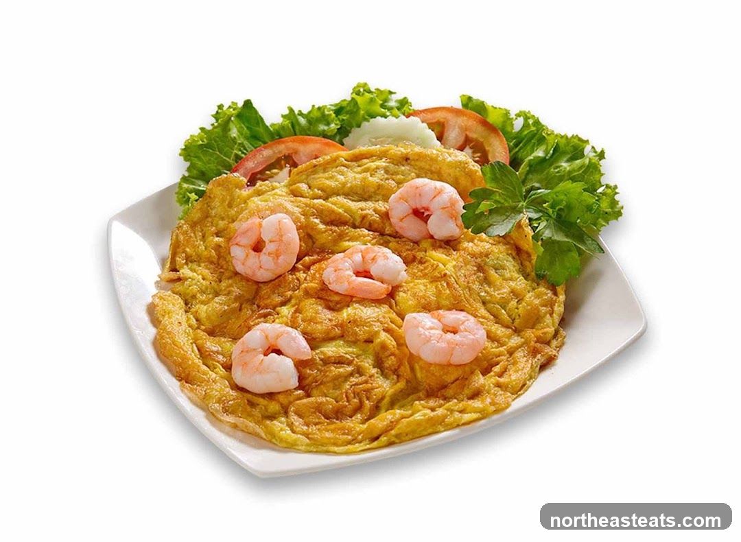 Shrimp Omelet
