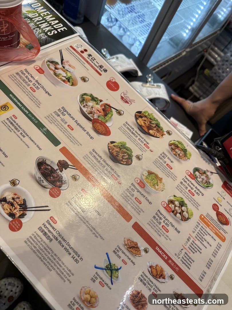Kaya Toast Menu