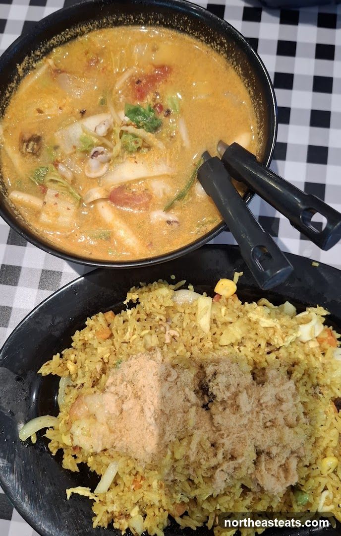 Tom Yum Soup and Fried Rice