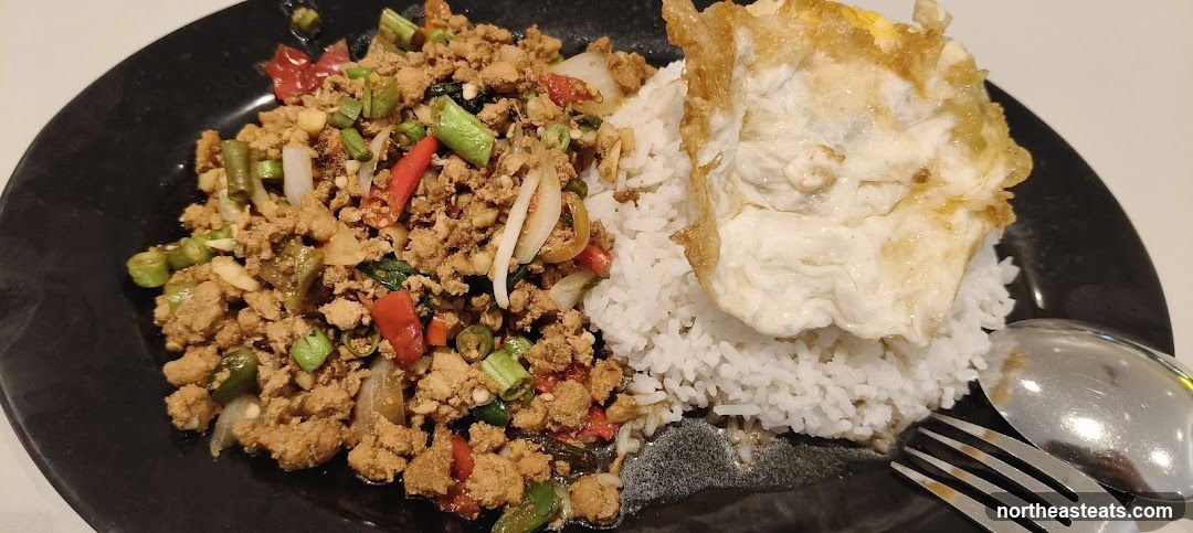 Minced Meat with Rice and Fried Egg