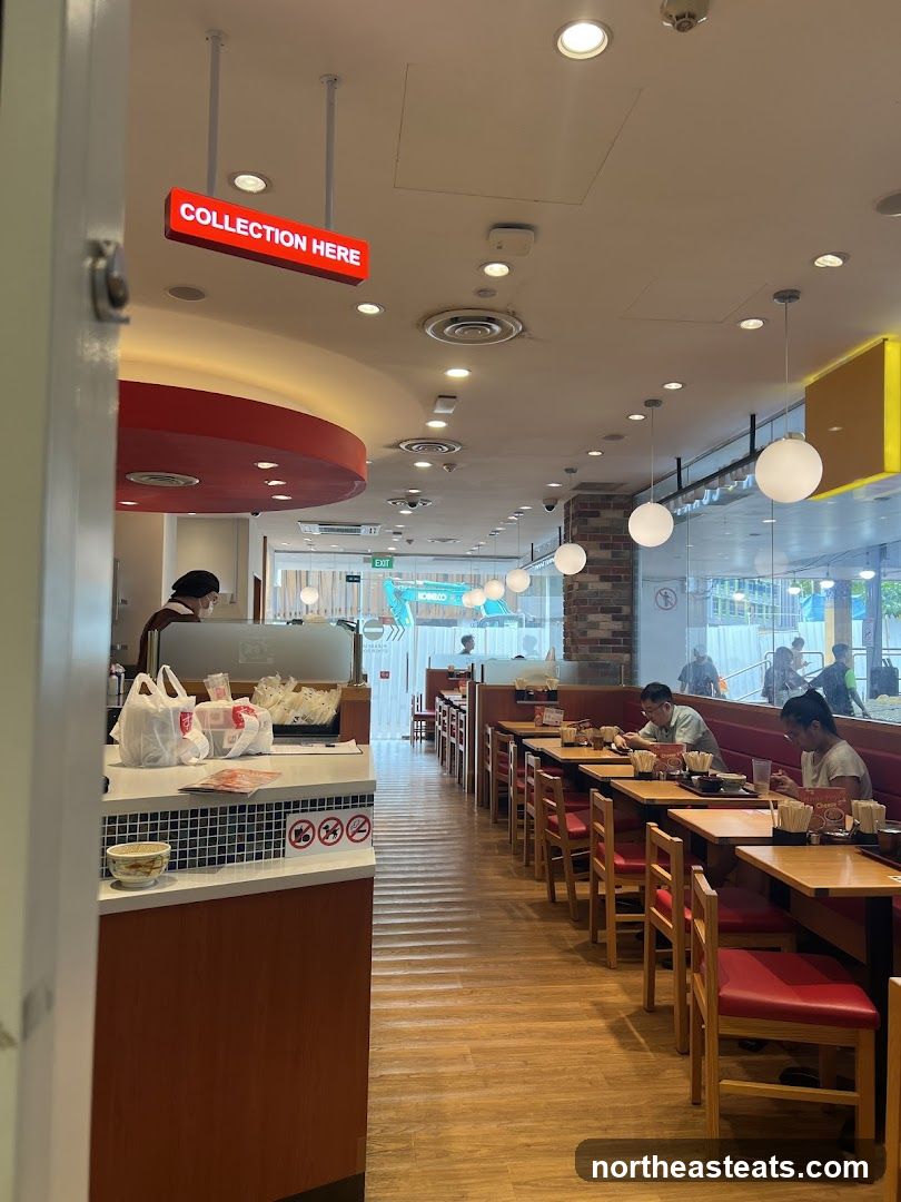 Restaurant Interior with Collection Counter