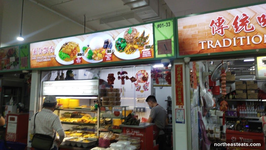 Hawker Stall with Food Displays