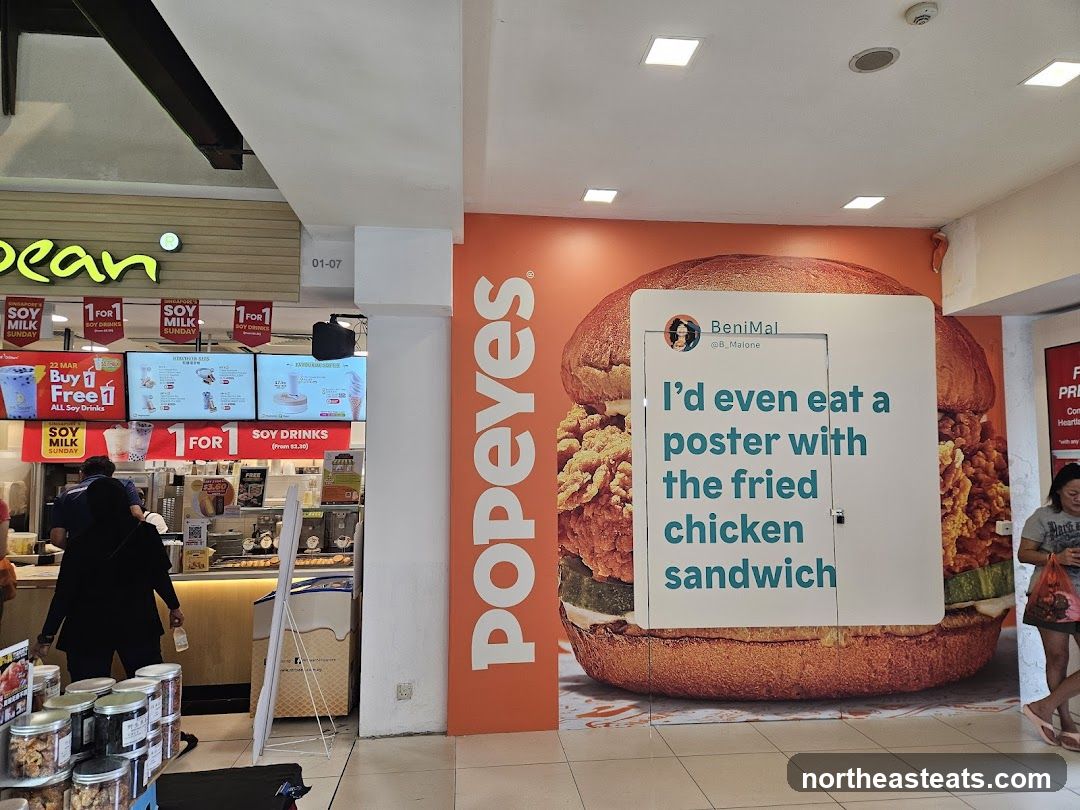 Popeyes and Soy Milk Store