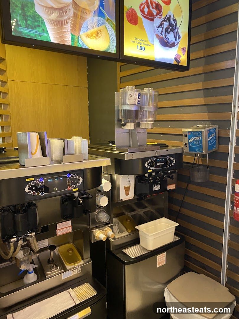 Ice Cream Machines and Menu Display