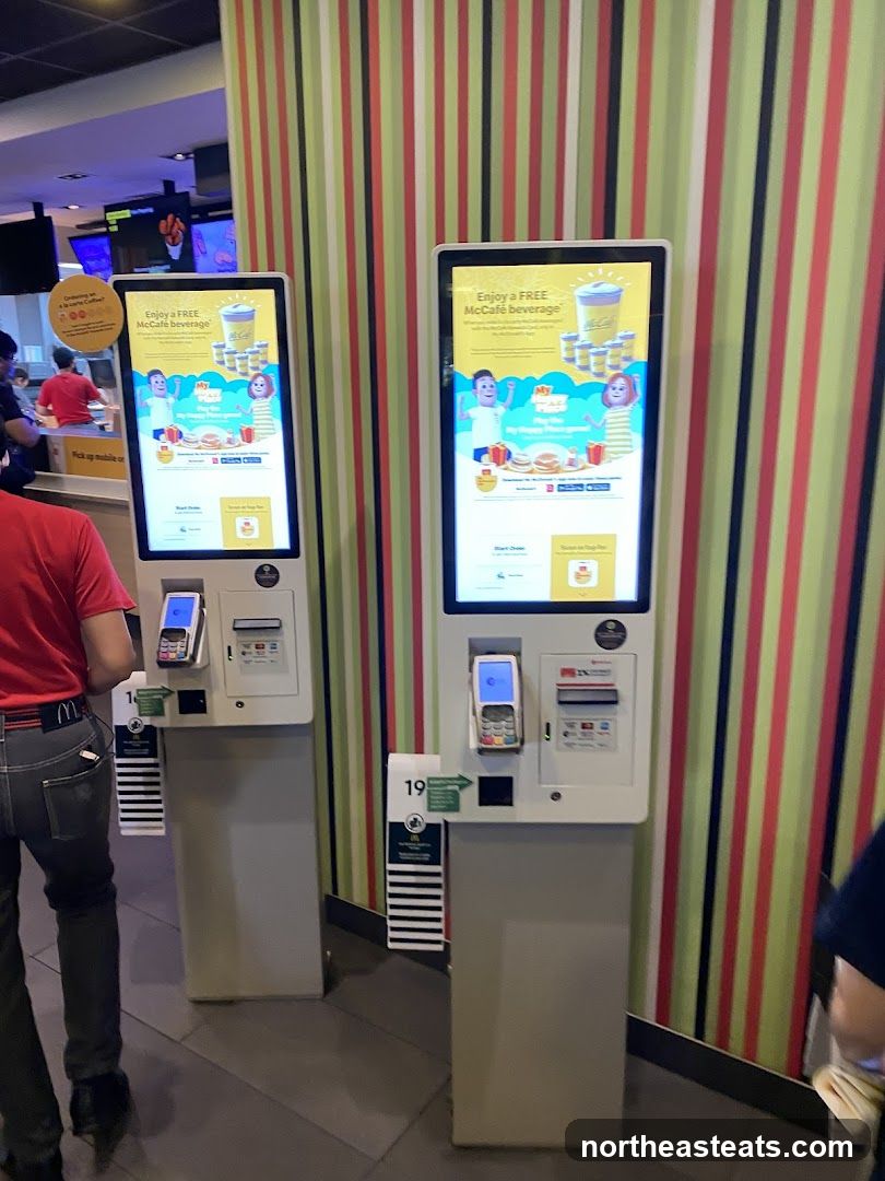 Self-order kiosks