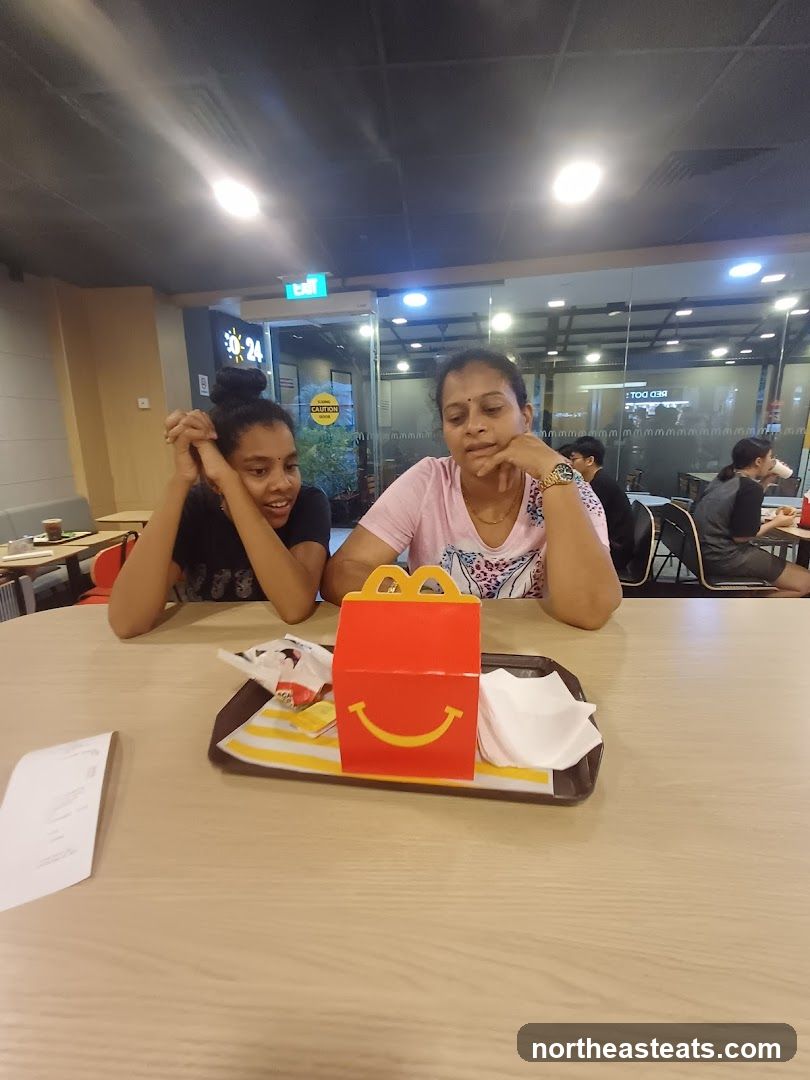 Happy Meal Box on Tray