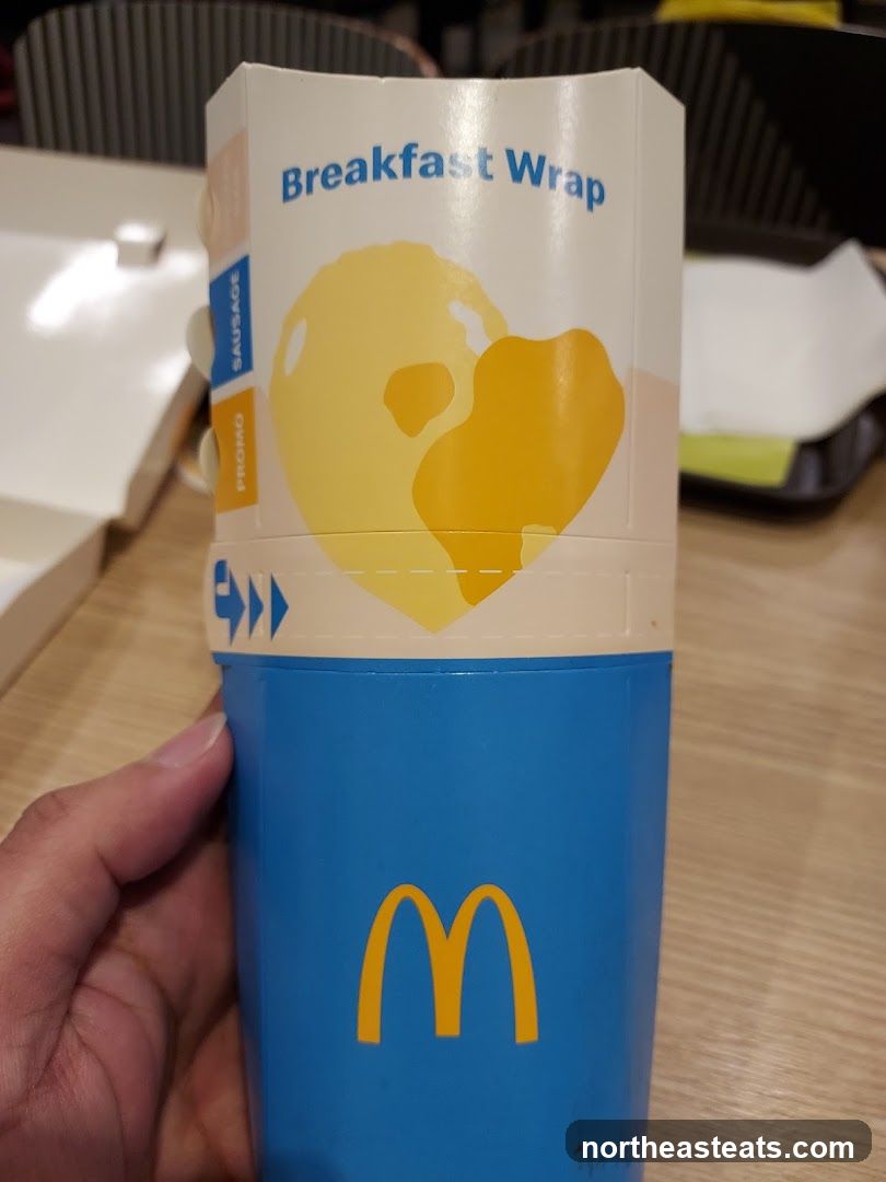 McDonald's Breakfast Wrap Packaging