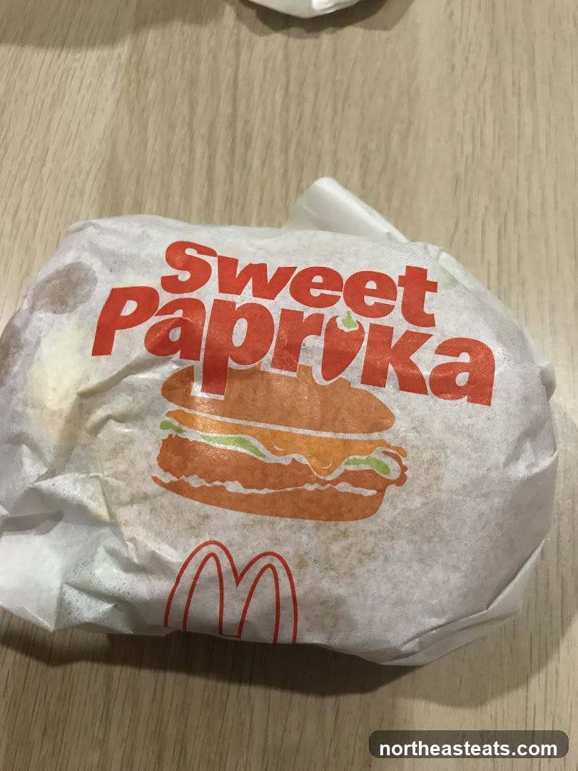 Sweet Paprika Burger Wrapper