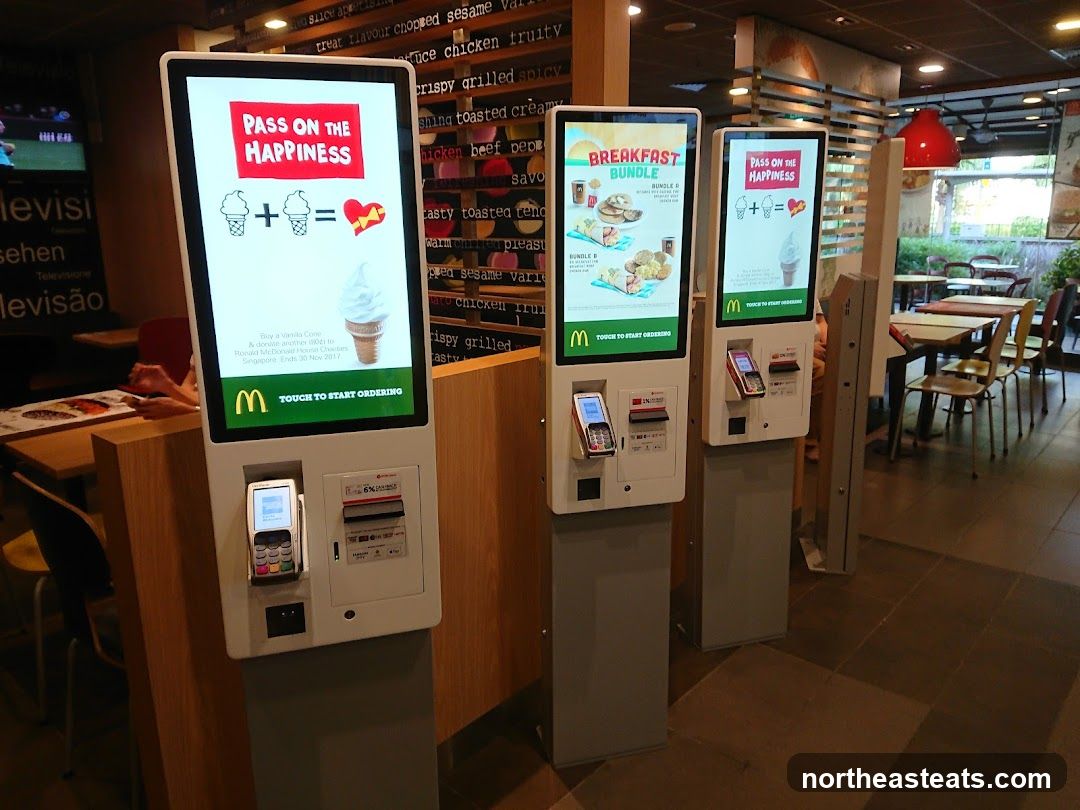 Self-order kiosks