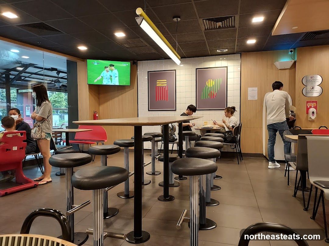 Restaurant Interior with Patrons