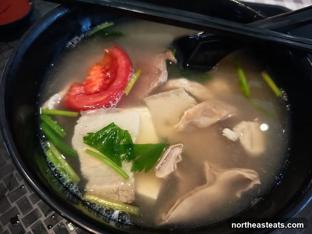 Pig's Organ Soup. Braised Pig's Trotter