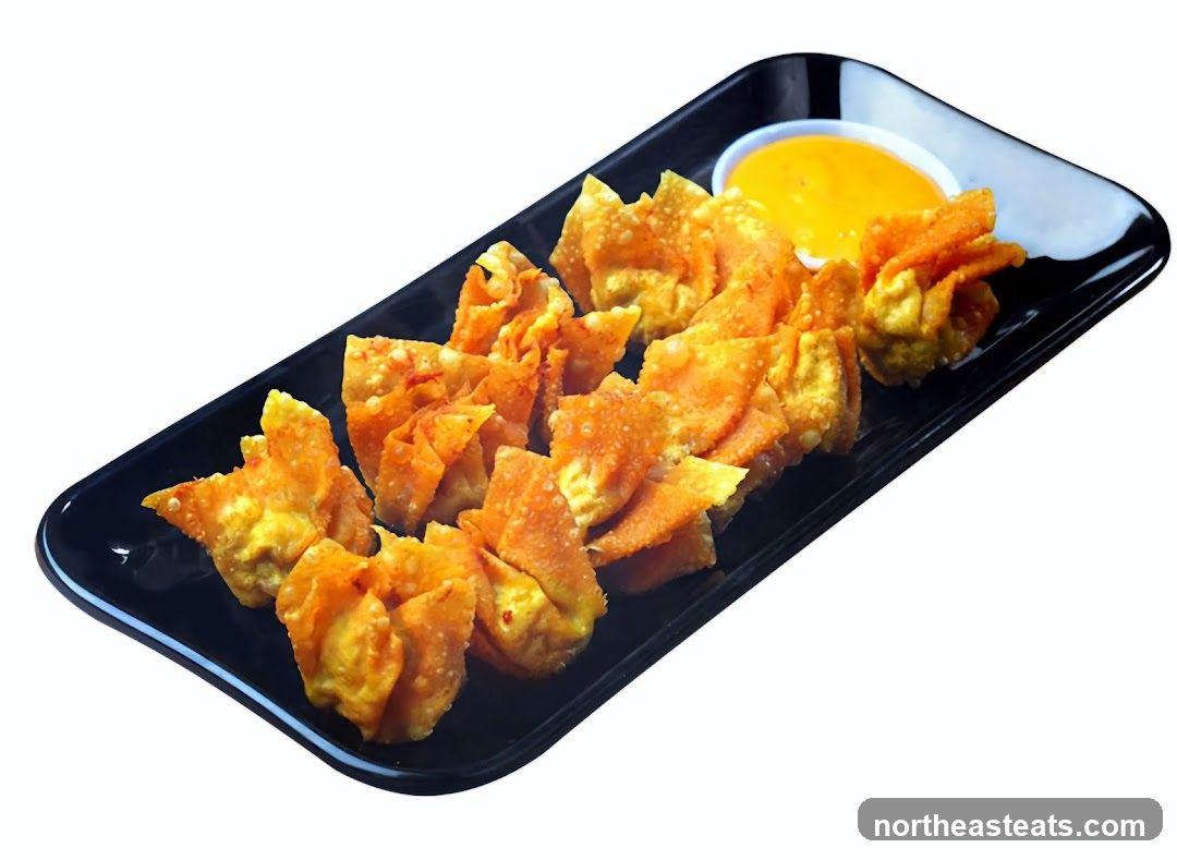 Fried Wontons with Dipping Sauce