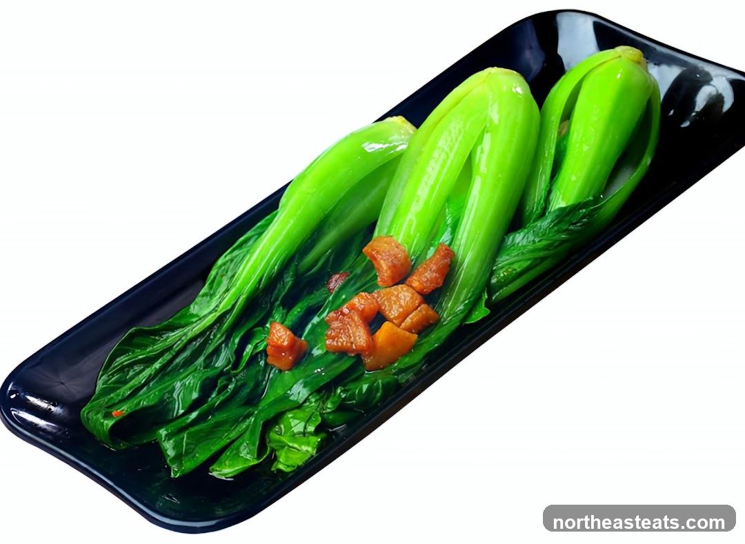 Stir-fried Bok Choy with Pork Belly