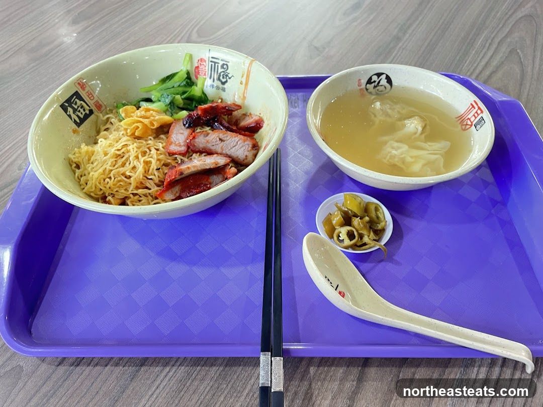 Noodles and Wonton Soup