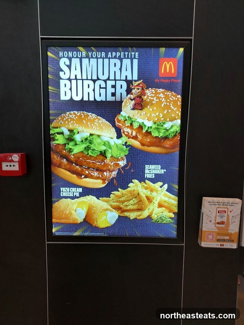 Samurai Burger Advertisement