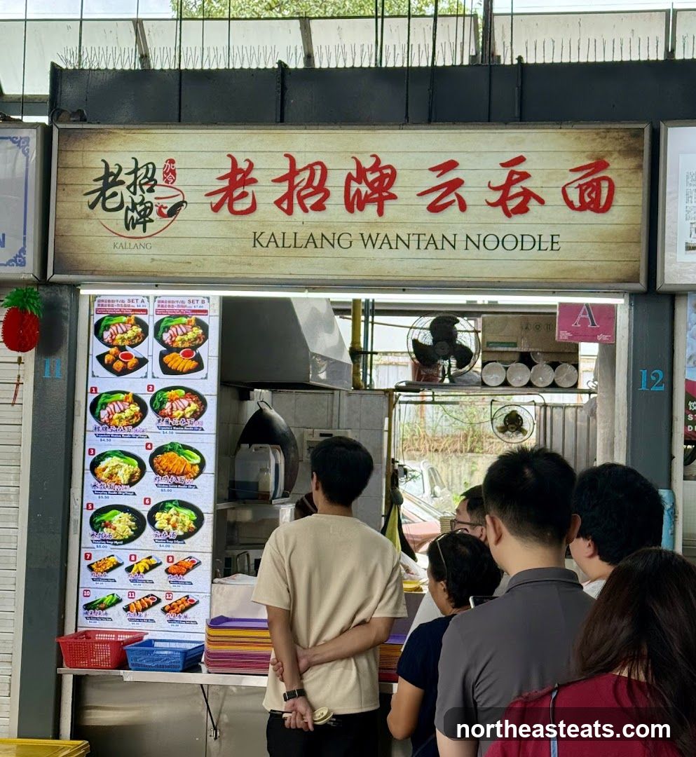 Kallang Wantan Noodle Menu