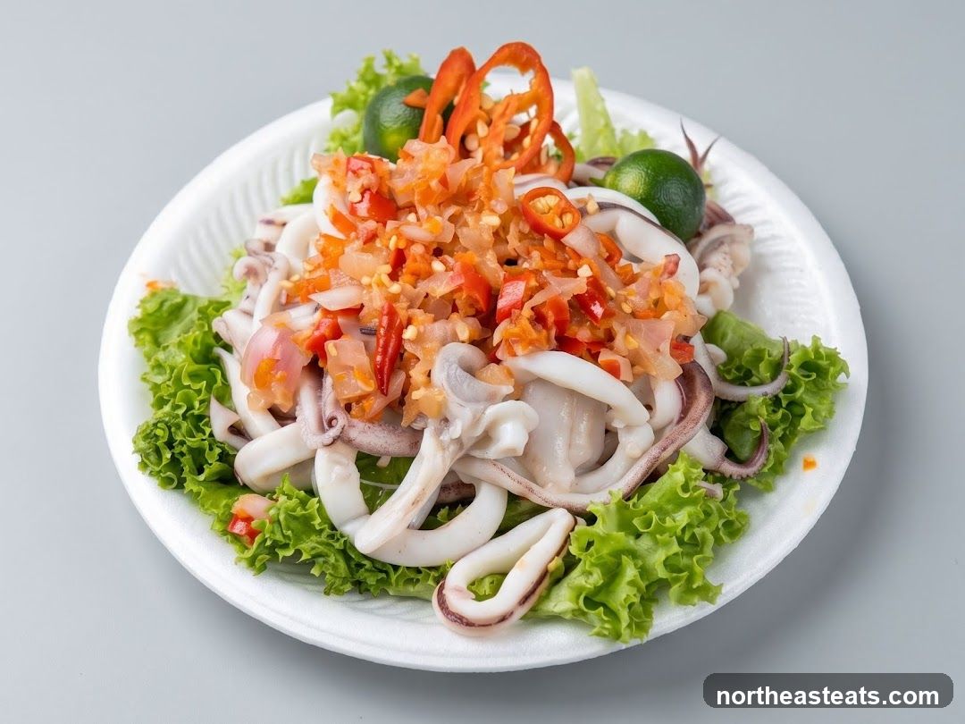 Spicy Squid Salad