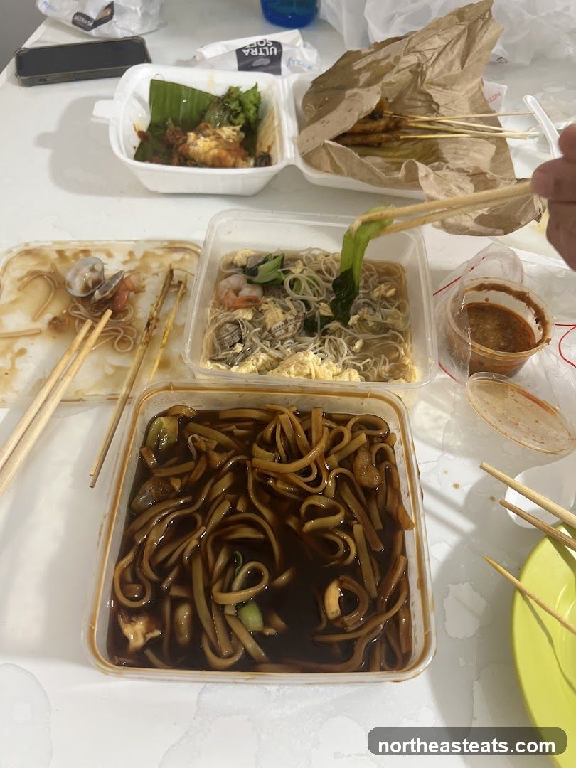 Takeout Noodles and Skewers
