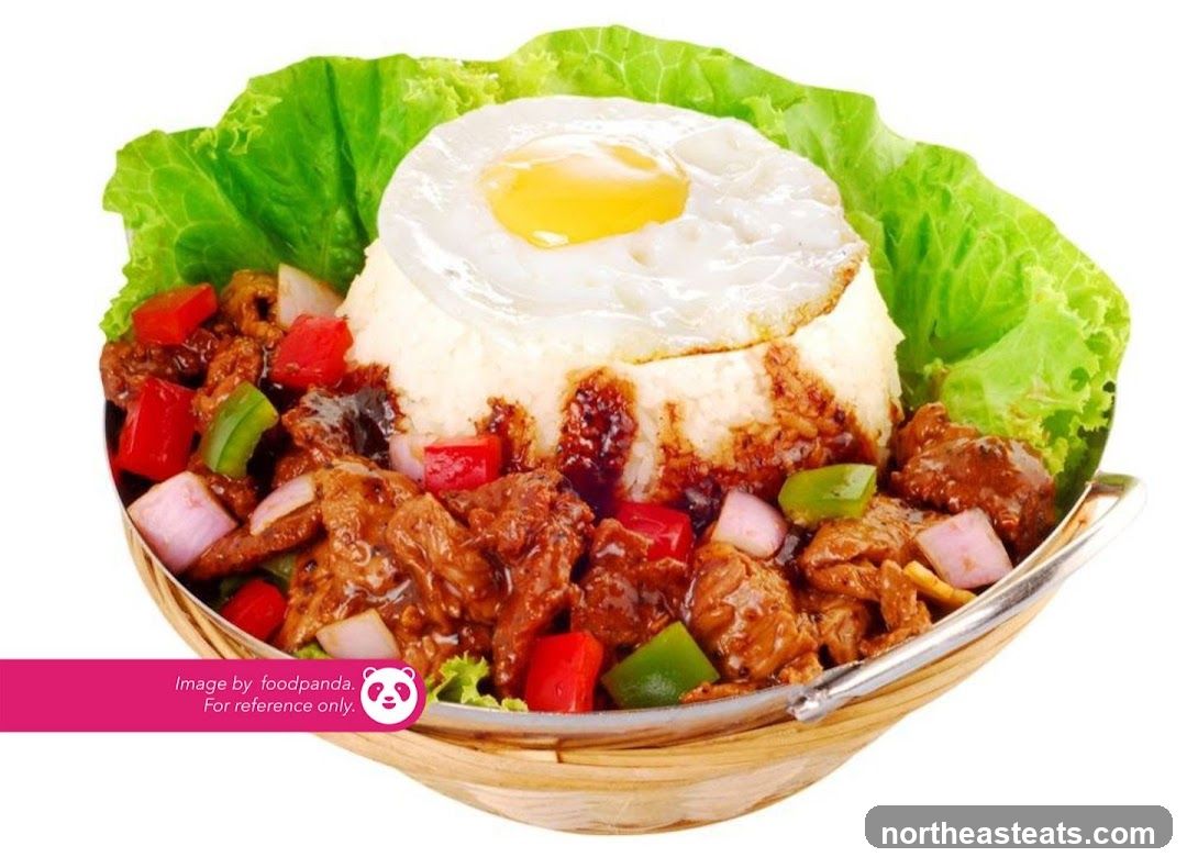 Beef and Rice Bowl with Fried Egg
