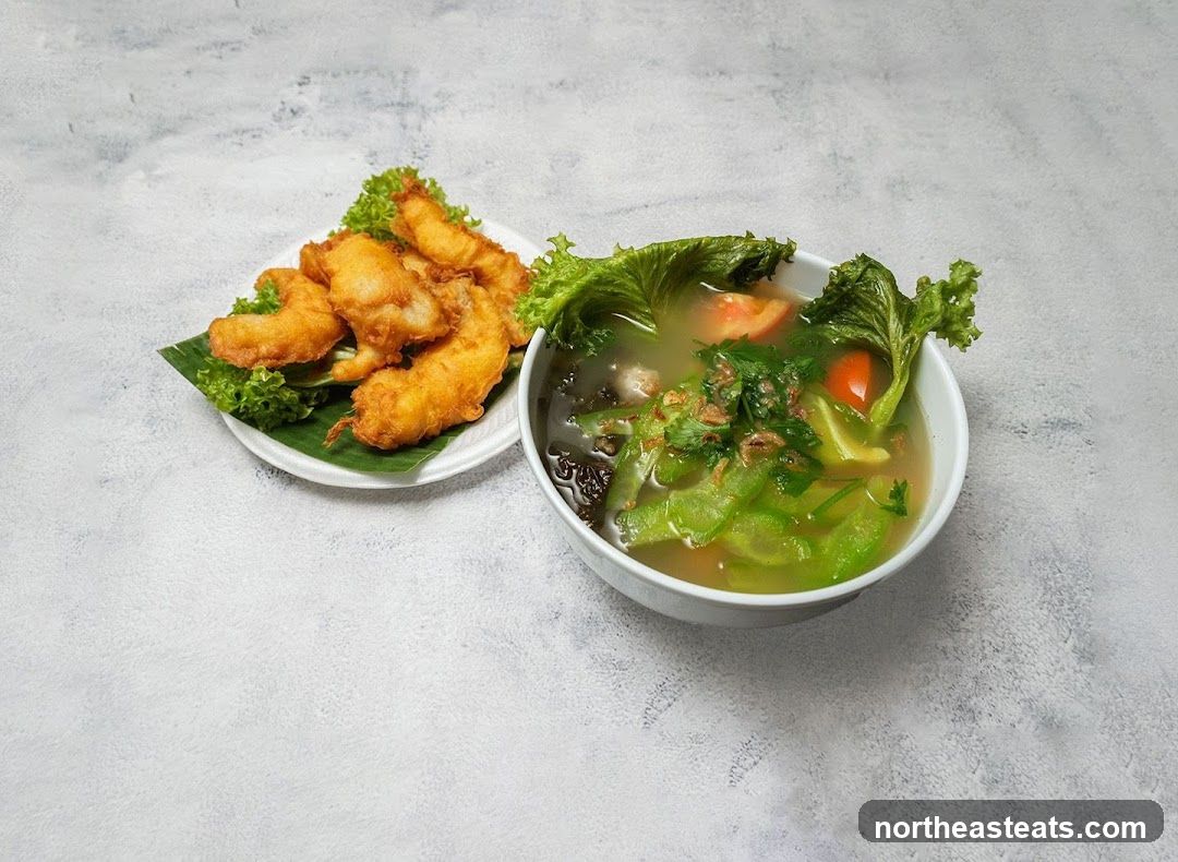 Fried Fish and Soup