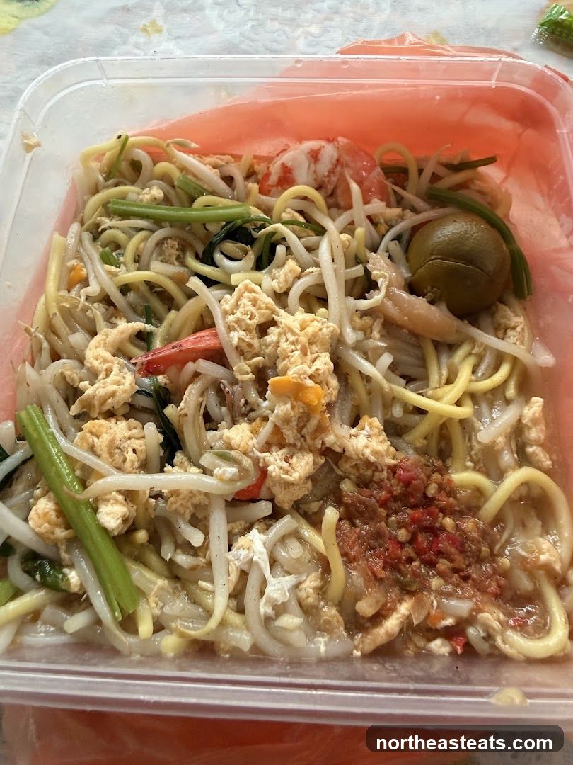Noodles with Shrimp and Egg