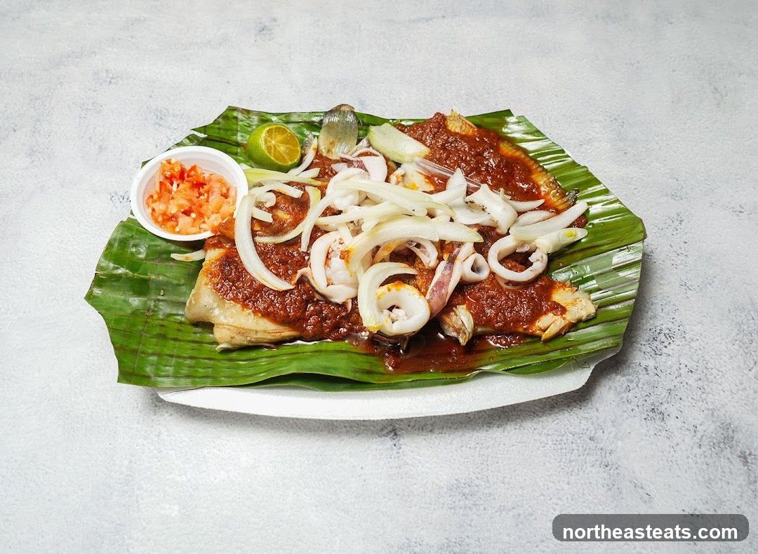 Fish and Squid with Sambal Sauce