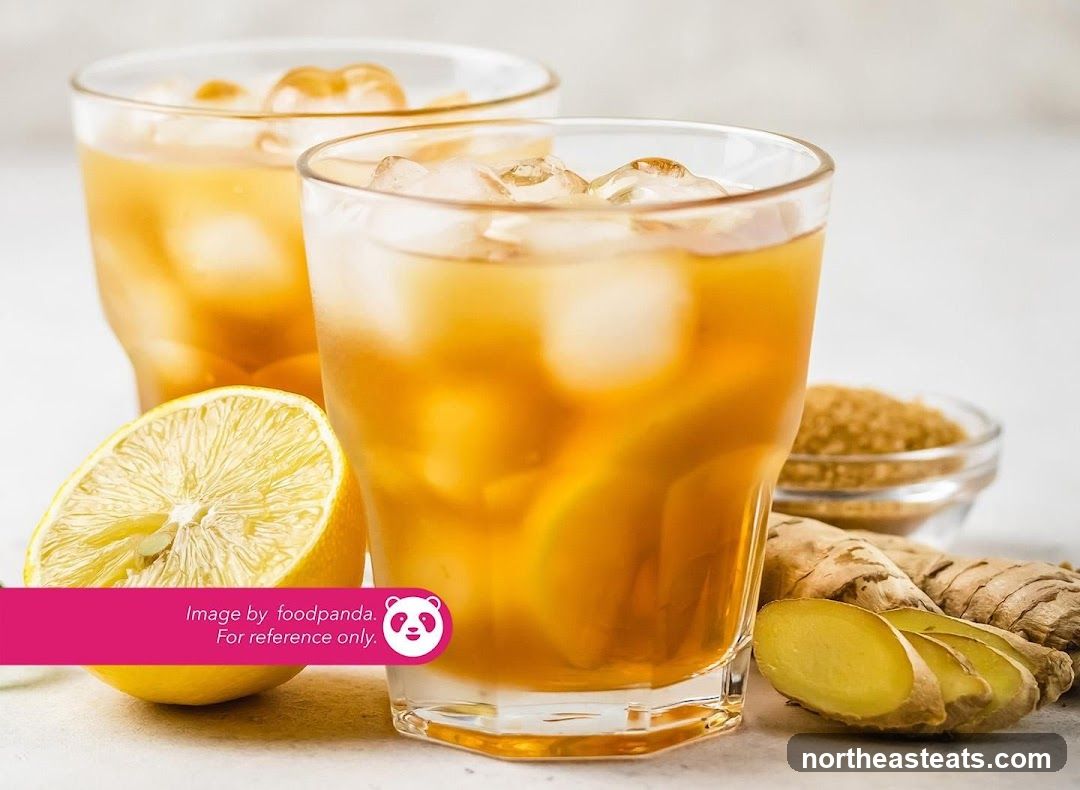Ginger Lemon Iced Tea