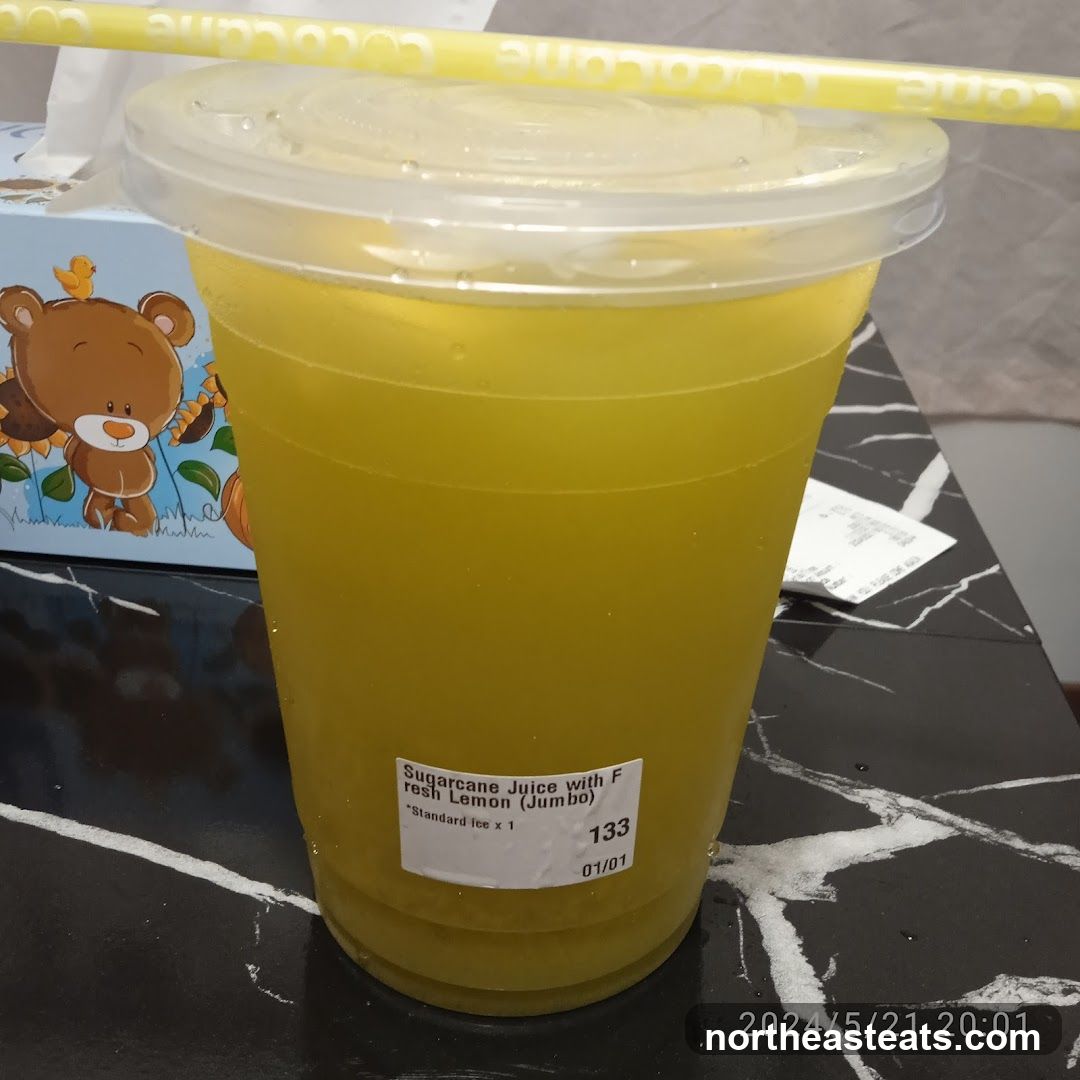 Sugarcane Juice with Fresh Lemon