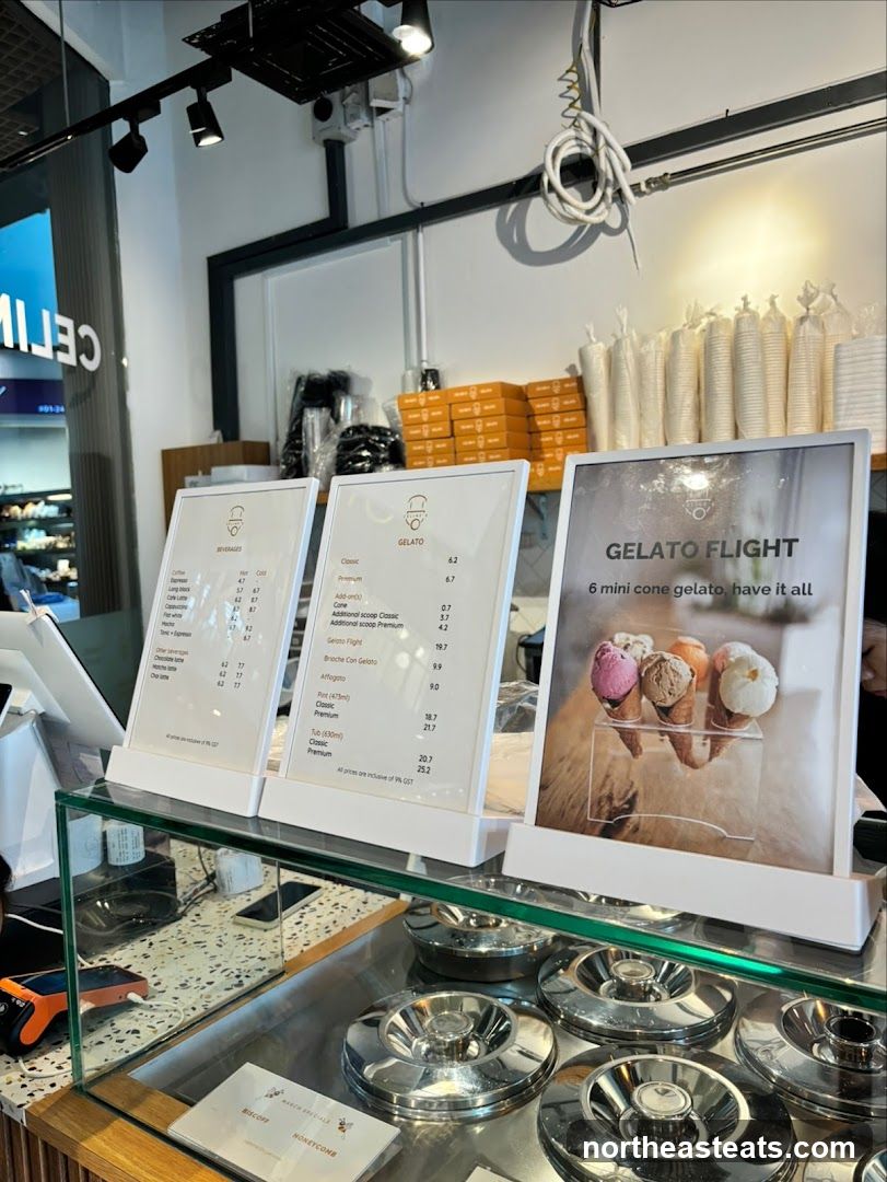 Gelato Menu