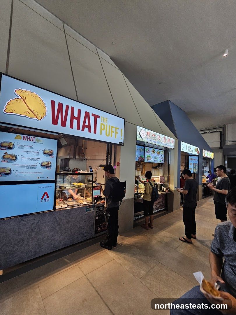 Food stalls in a hawker center