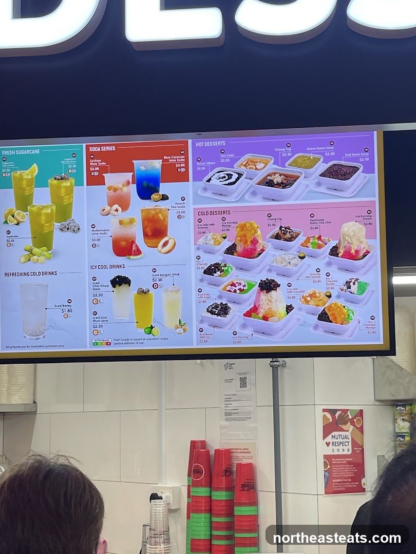 Dessert Menu