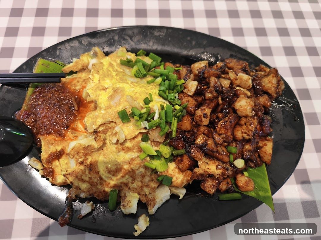 Fried Carrot Cake with Egg