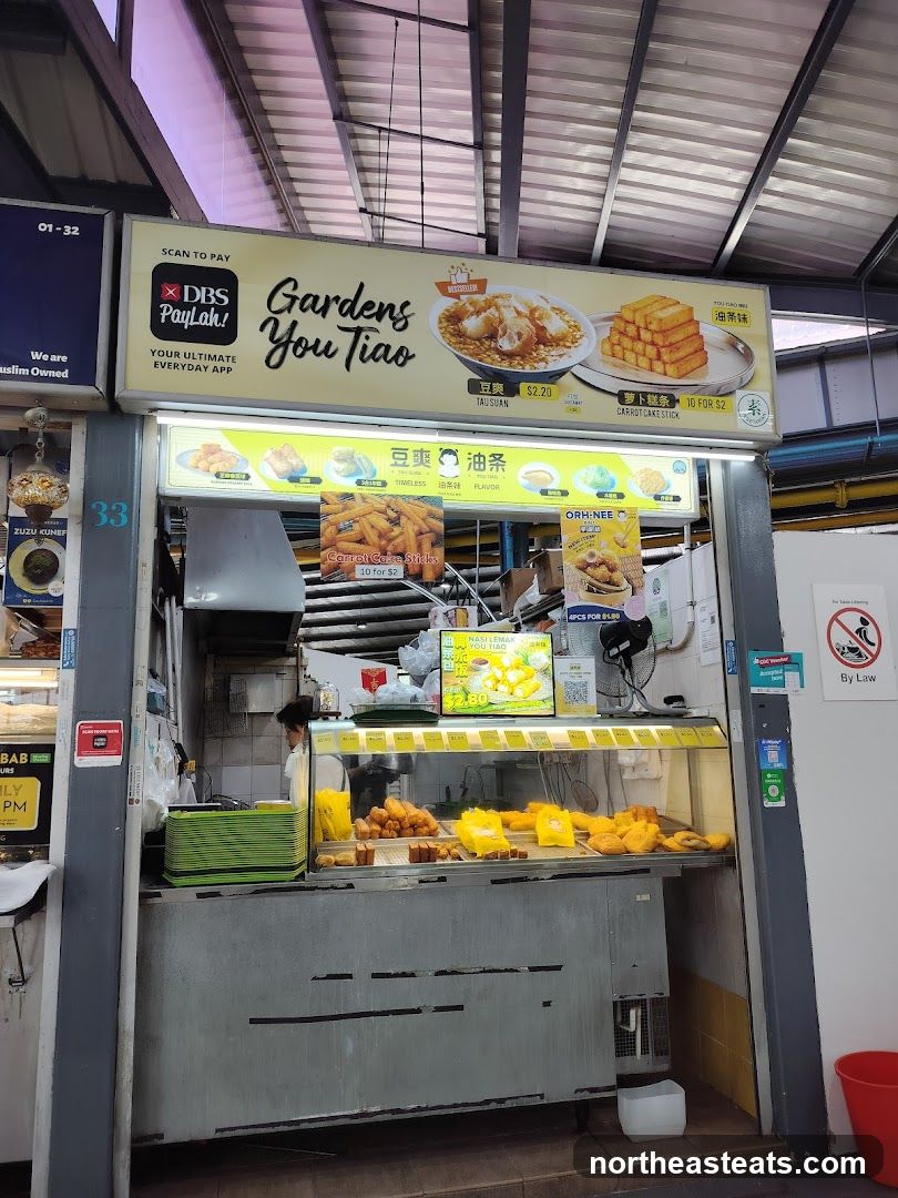 Food Stall with Fried Snacks