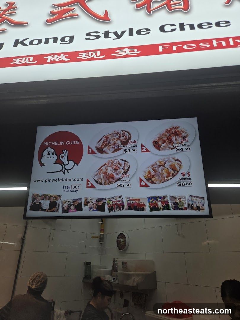 Hong Kong Style Chee Freshly Made Menu