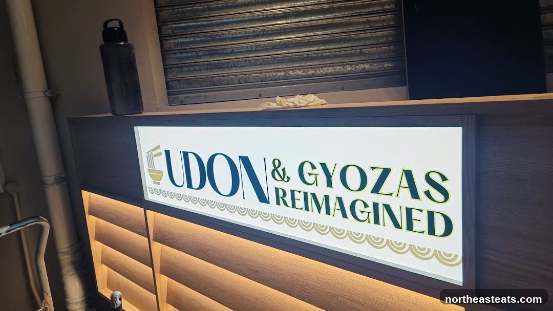 Udon & Gyozas Reimagined Sign