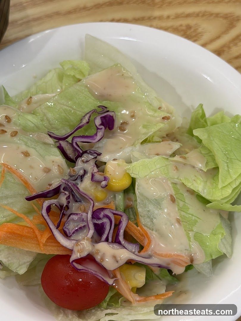 Salad with Dressing