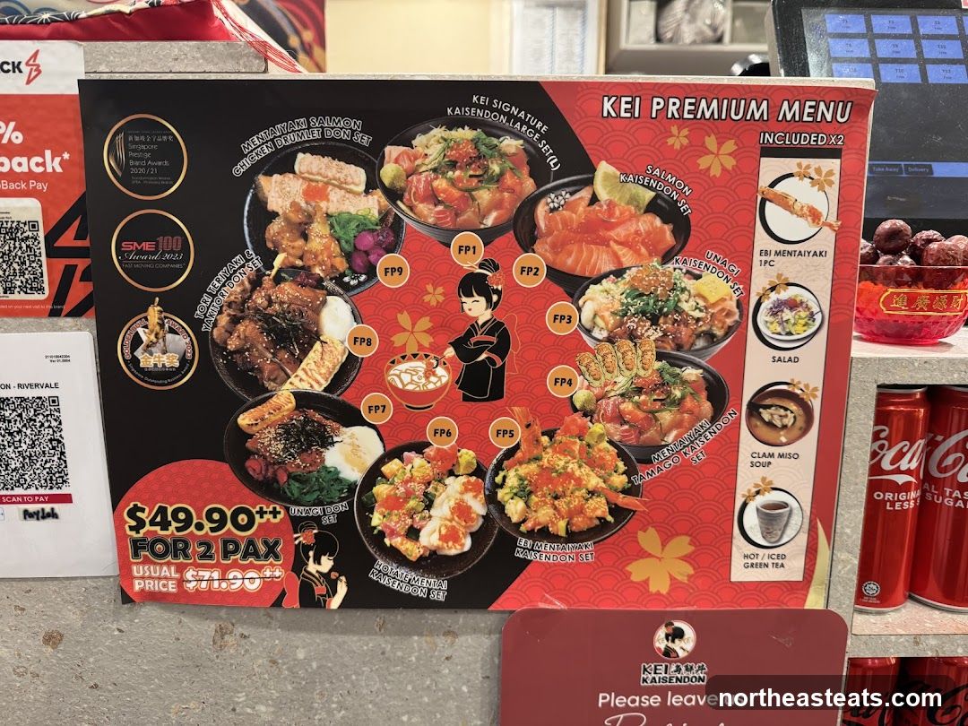 KEI PREMIUM MENU