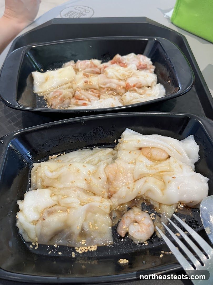 Shrimp and Pork Rice Noodle Rolls