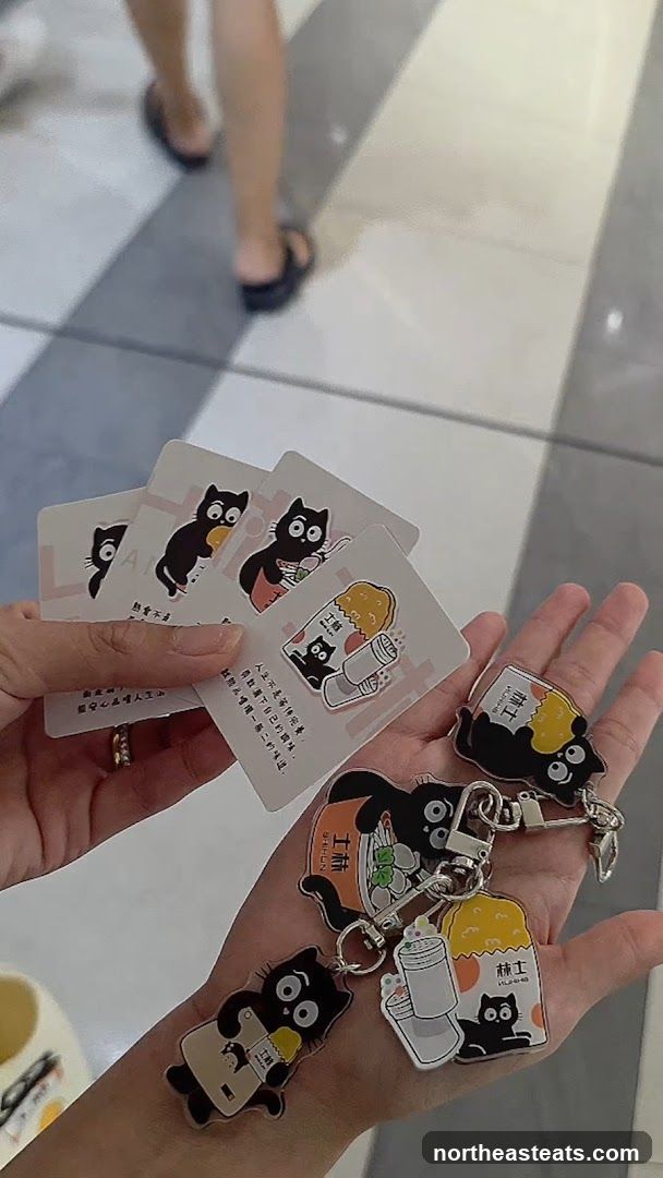 Cat Themed Keychains and Cards