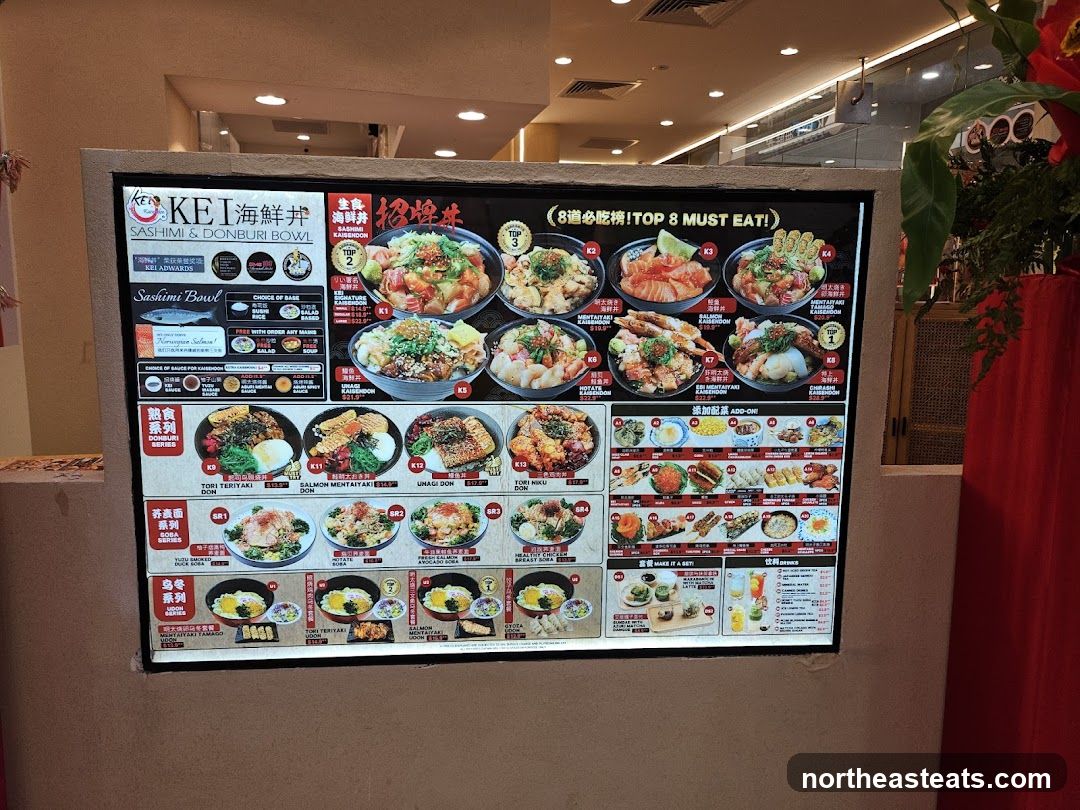 KEI SASHIMI & DONBURI BOWL